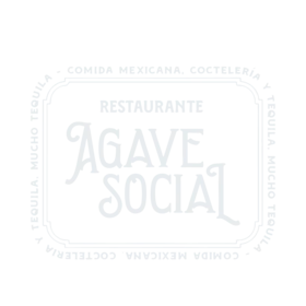 Agave Social badge logo in white